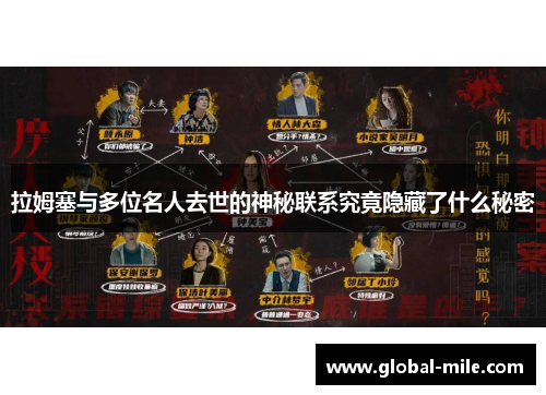 拉姆塞与多位名人去世的神秘联系究竟隐藏了什么秘密